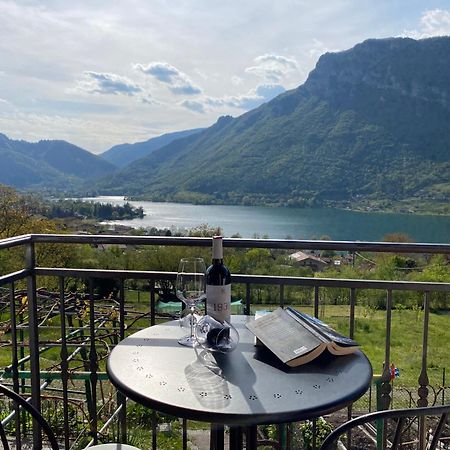 Casa Carla, Bis 4 Personen, Garten, Balkon Mit Blick Auf Den See Und Die Berge Crone Zewnętrze zdjęcie