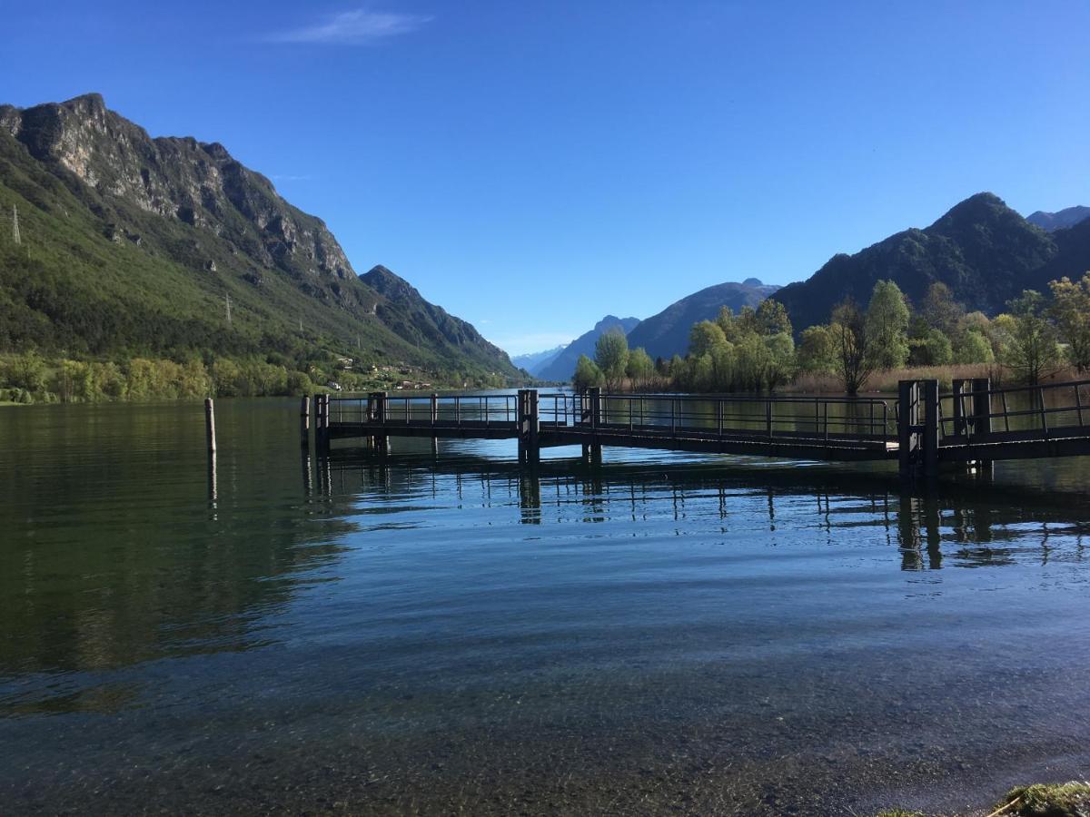 Casa Carla, Bis 4 Personen, Garten, Balkon Mit Blick Auf Den See Und Die Berge Crone Zewnętrze zdjęcie