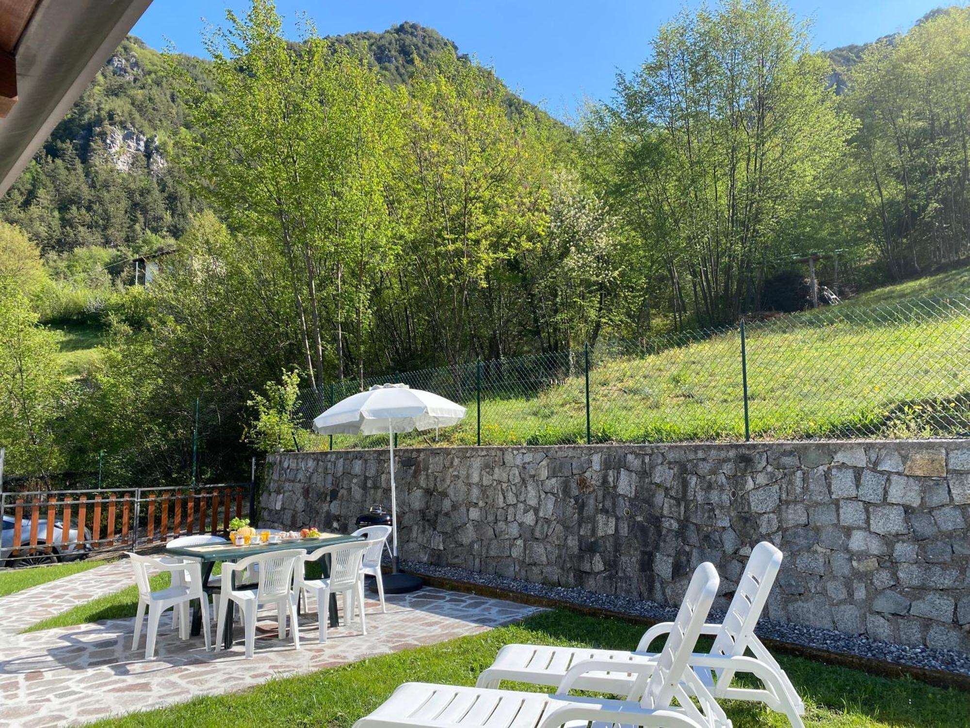 Casa Carla, Bis 4 Personen, Garten, Balkon Mit Blick Auf Den See Und Die Berge Crone Zewnętrze zdjęcie
