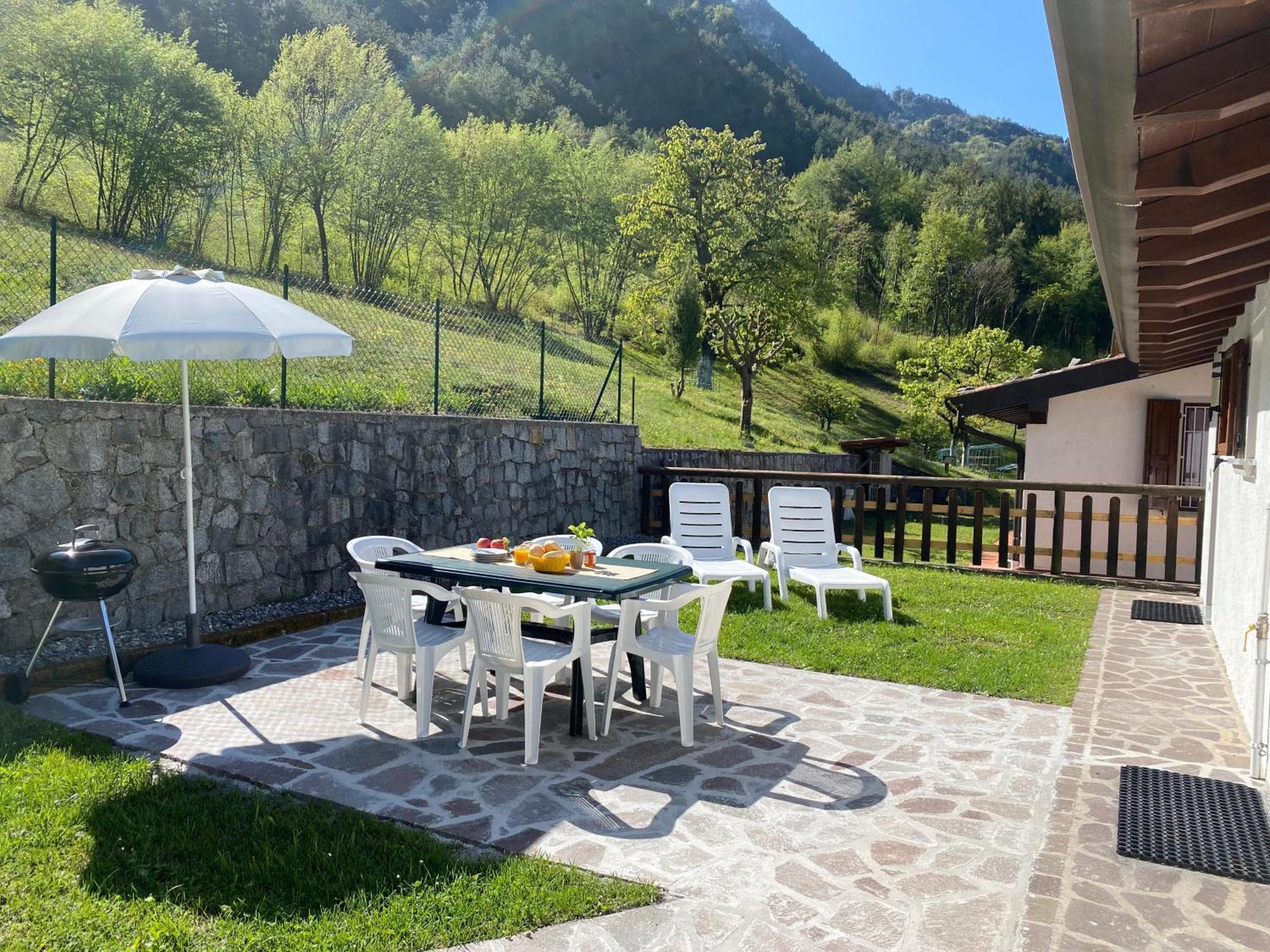 Casa Carla, Bis 4 Personen, Garten, Balkon Mit Blick Auf Den See Und Die Berge Crone Zewnętrze zdjęcie